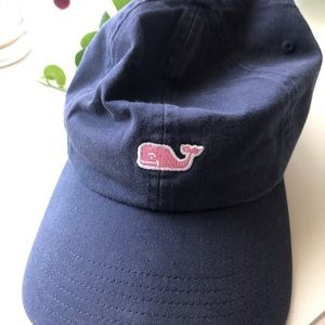 Vineyard Vines Navy Blue Whale logo Baseball Hat